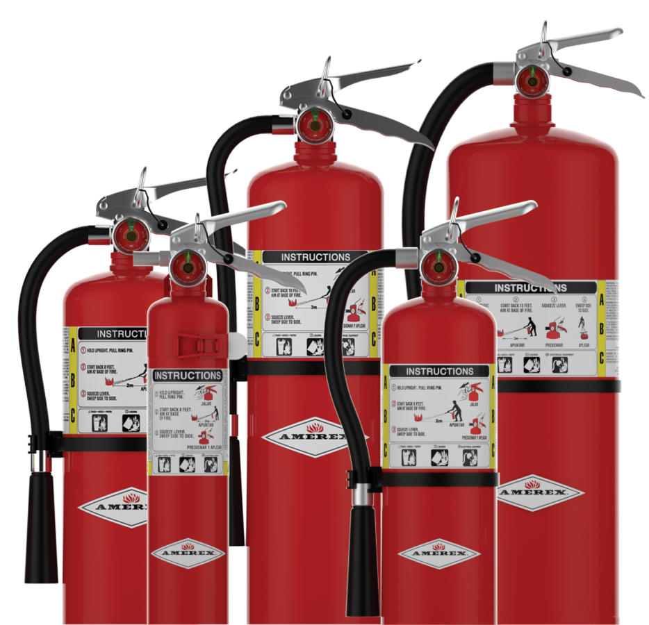 PORTABLE FIRE EXTINGUISHERS, PARTS AND CHEMICAL